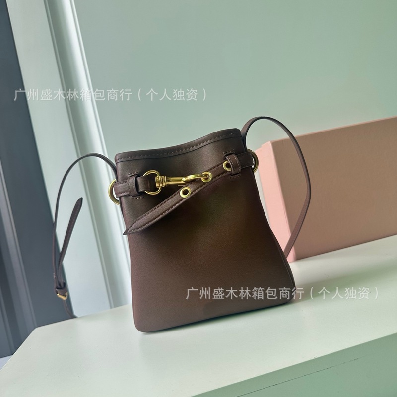 跨境外单Aventure双M羊皮福袋mini水桶包小众百搭休闲斜挎包女包|undefined