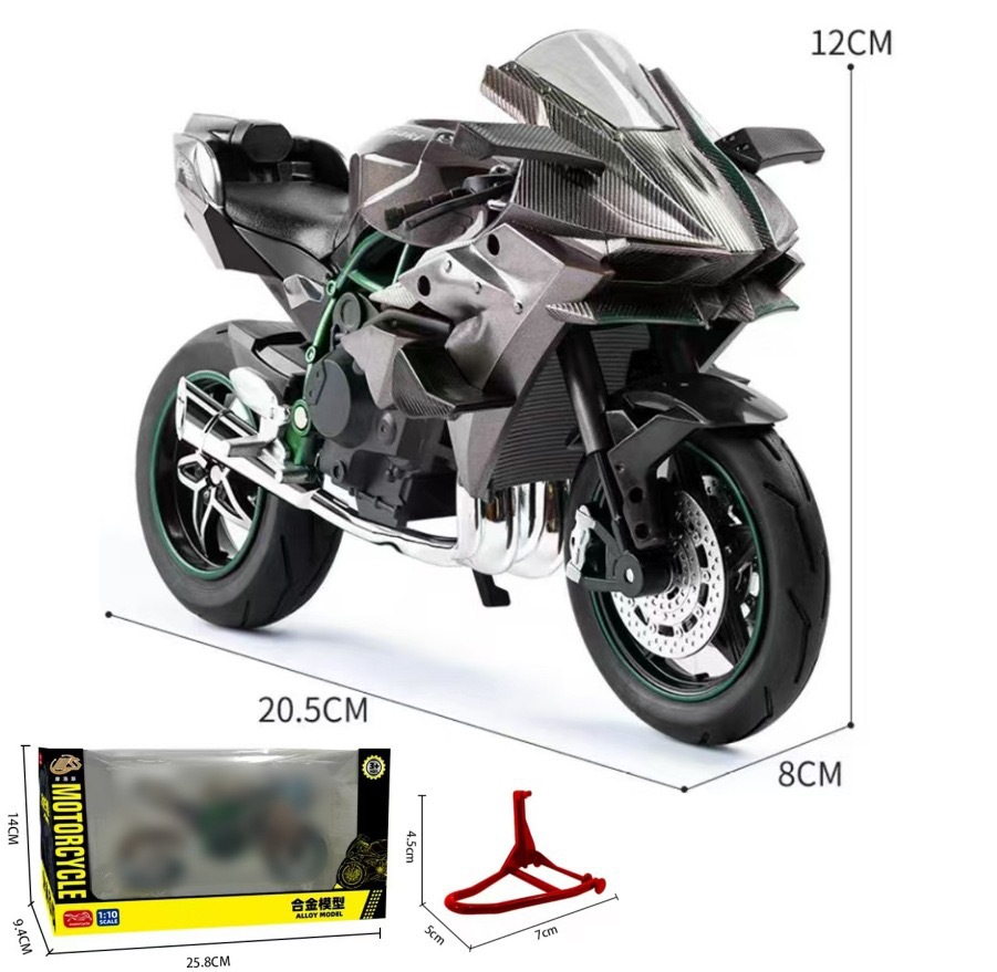 Transfronterizo 1: 6 gran Duca PV4 Di puede iniciar la simulación de encendido locomotora juguete de niño aleación motocicleta de perro de caña