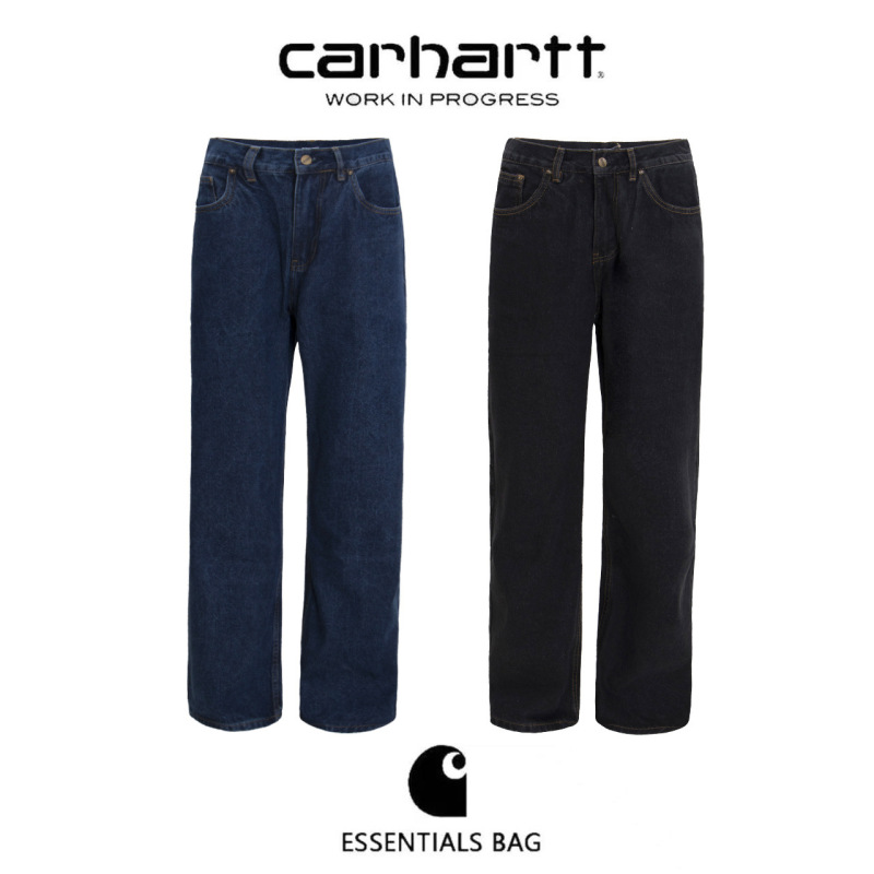 2026 New European and American Retro Carhartt Wip Jeans Straight-Leg Badge Loose Straight Pants Casual Style Long Pants 2026 New European and American Retro Carhartt Wip Jeans Straight-Leg Badge Loose Straight Pants Casual Style Long Pants