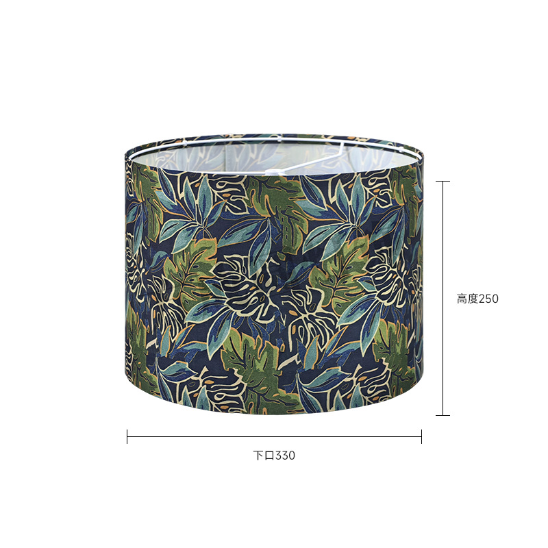 Pantalla de hoja tropical - diez agujeros - 330 * 330 * 250mm