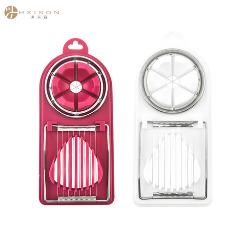 Multifunctional two-in-one egg slicer, double scalp egg slicer, pine egg slicer, household egg slicer