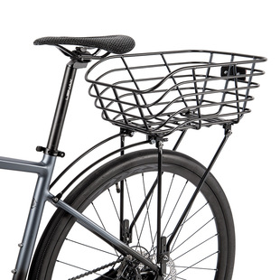Bicycle Rear Basket, Bicycle Rear Cargo Basket, Large Capacity Mountain Bike Shelf, Aluminum Alloy Storage Basket, Cycling Equipment