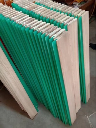 丝印刮刀水油性木柄刮胶油墨刮条耐磨手工丝网印刷胶条丝印花