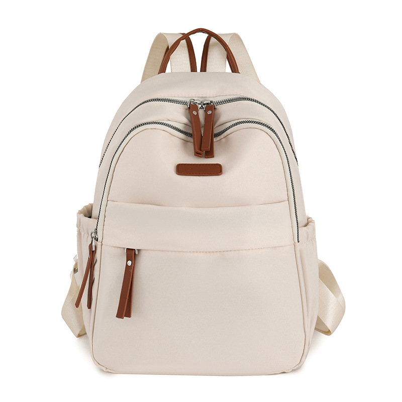 Bolsos para mujer 2023 nuevas damas coreanas mochila de tela Oxford moda contraste color al aire libre mochila de viaje ligero marea