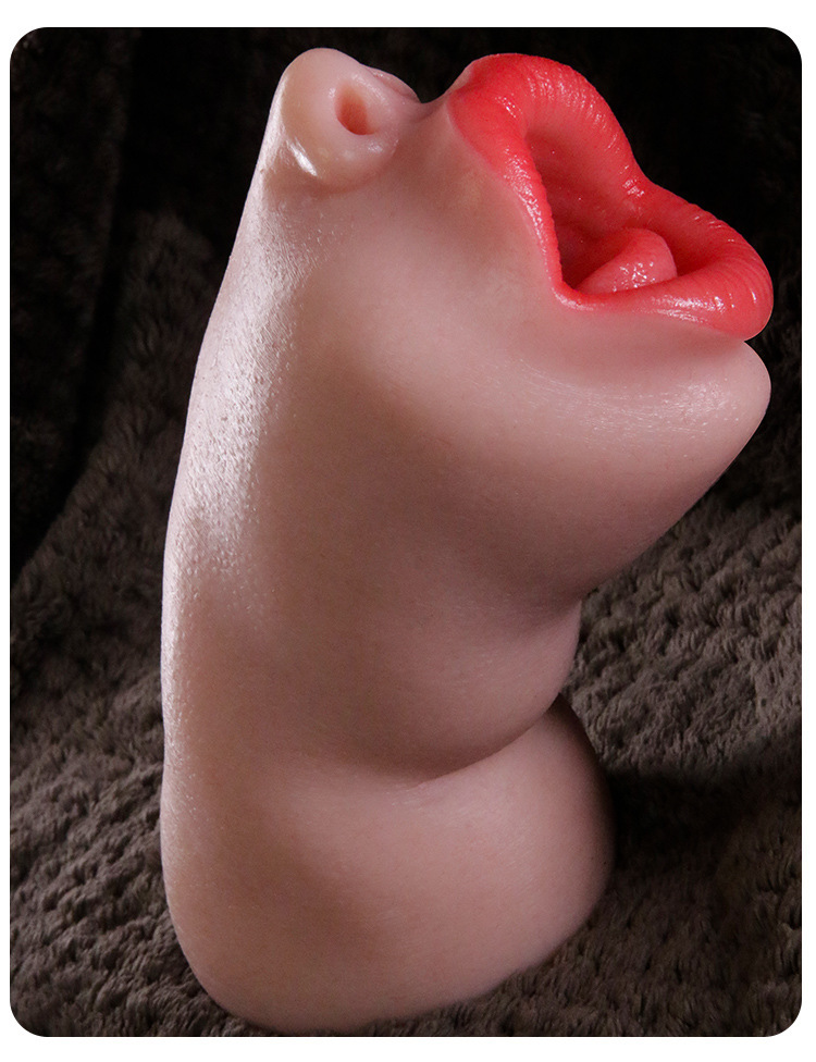 Men’s Manual Masturbation Cup with TPE Mouth, 732g, 19cm — detail image 27