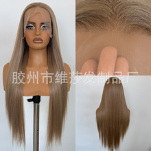 ��ó�ٷ��۽�ɫ��Ⱦ��ֱ���ֹ�13x4ǰ��˿���˸�Ʒ�ʼٷ�ȫͷ�׳�