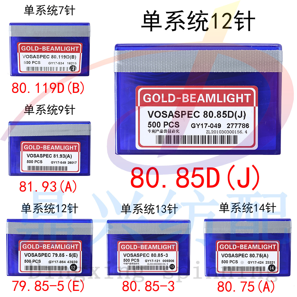 光阳织针12针华能80.85D(J) 电脑横机配件强隆14针13针7针9针