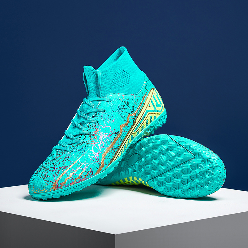 ShoeGlobe Cross-Border Mandarin Duck Football Men's Broken AG Long Nails Youth Children's Sports Boys' Elementary School Training_voghion.com