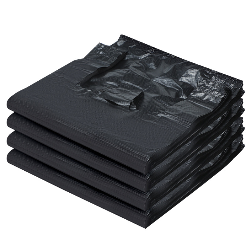 Black plastic small garbage bag