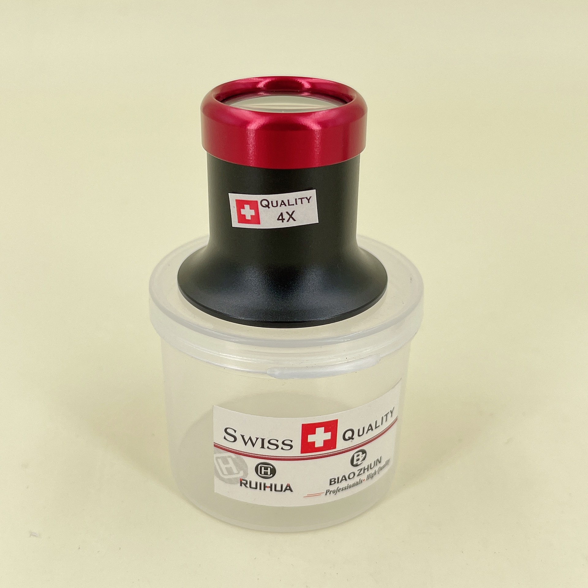 修表工具 高清放大镜 抗雾眼罩 带孔放大镜 3/4/5/10/15倍数 金属