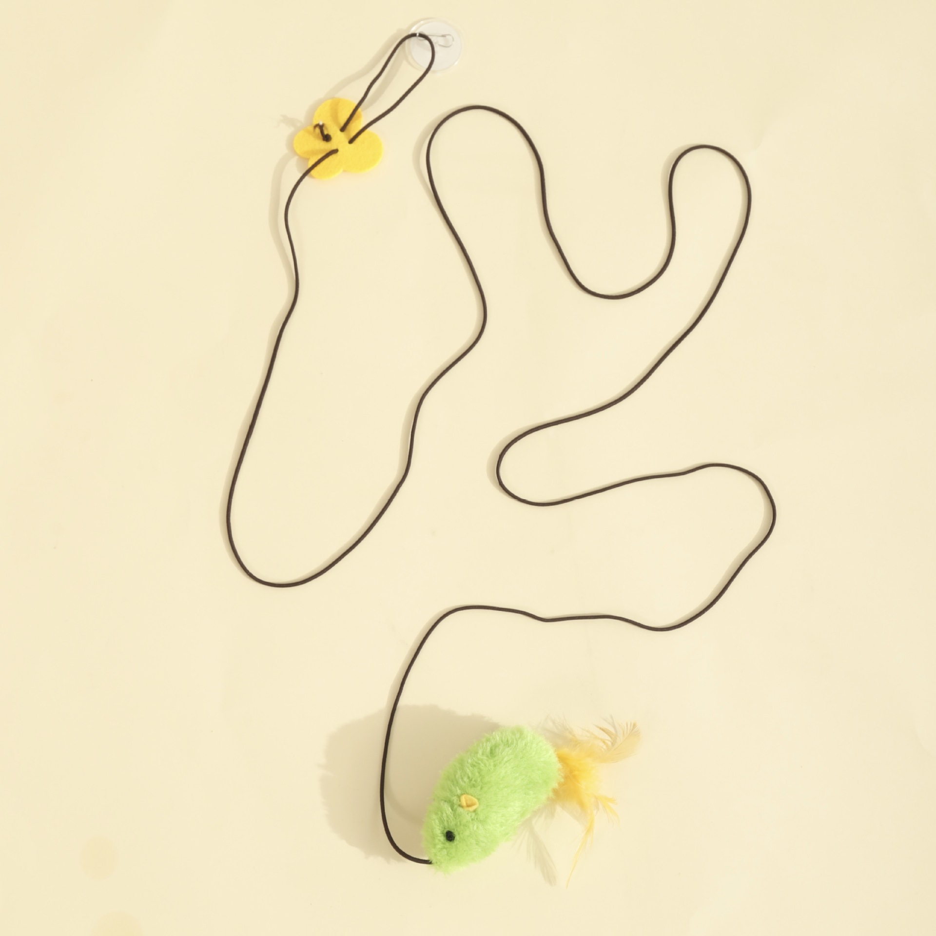 Juguetes para gatos para aliviar el aburrimiento, columpio, llamar al ratón, burlarse del palo del gato, simular el sonido del ratón, el gato consume suministros físicos