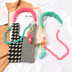 肩帶充棉手提包針織包DIY亞克力鏈條女包包配件掛件單肩斜挎帶ins