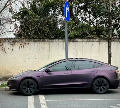 Car Color Changing Film Pet Capri Auto Color Change Film - pet-super-asia-black-fantasy-purple-30cm-15m