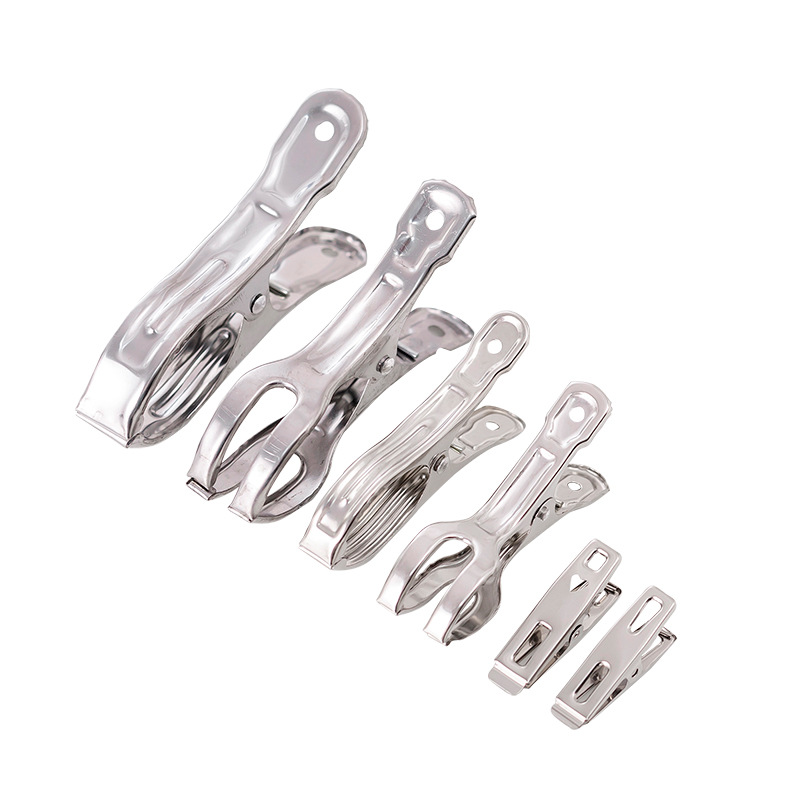 Acero inoxidable clip grande edredón de secado de tamaño pequeño ropa fresca clip de ropa de secado clip de ropa a prueba de viento clip de ropa colcha percha de secado