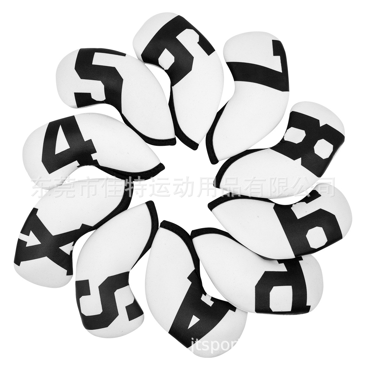 Personajes blancos y negros