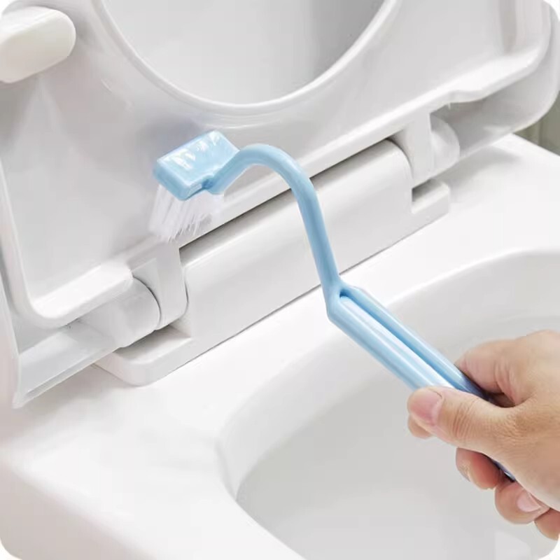 S型トイレブラシトイレ洗浄ブラシ側曲げプラスチックアイデア長柄清潔トイレs型浴室隙間洗浄ブラシ|undefined