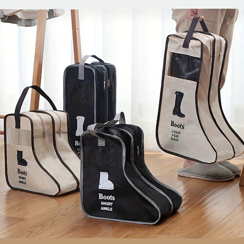 Korean style boot bag, travel shoe bag, home boot storage bag, shoe storage bag, visible dustproof long boot cover
