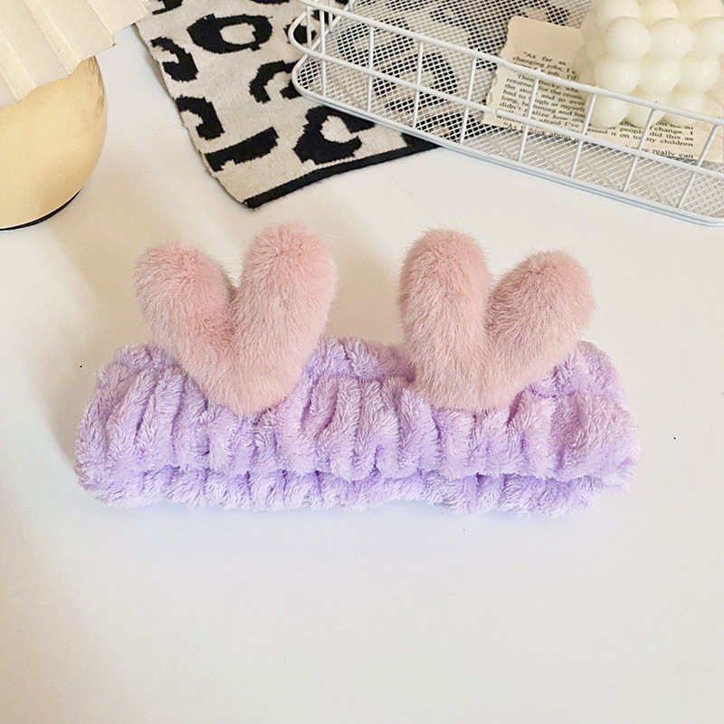 Estilo coreano lindo de La felpa de leopardo asta de impresión banda de pelo Internet Celebrity cangrejo pies banda de pelo femenino lavado de cara belleza diadema de borde ancho accesorios para el cabello