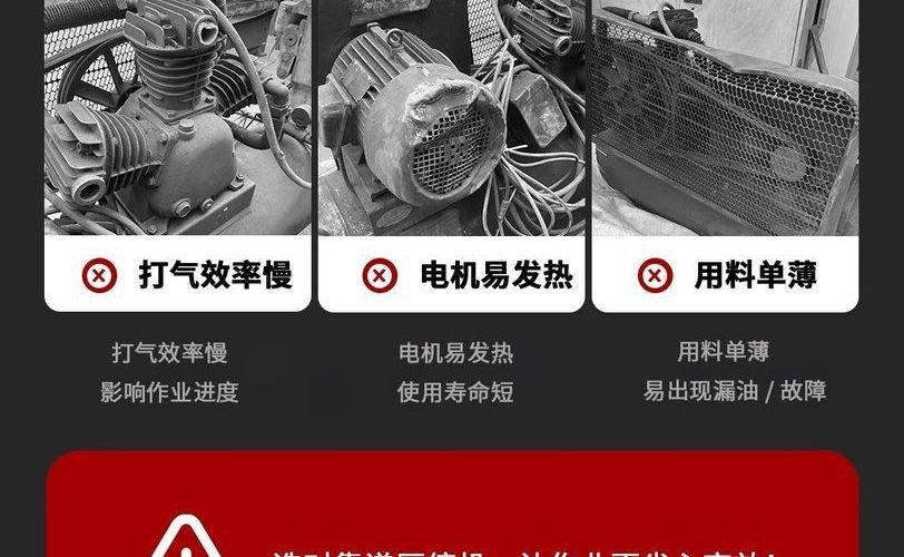 Piston-type industrial-grade air compressor 380V high-pressure air pump for real stone paint 7.5kw air compressor