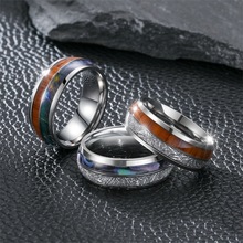 跨境热卖钛钢男士戒指时尚复古不锈钢戒指亚马逊希音手饰品批发