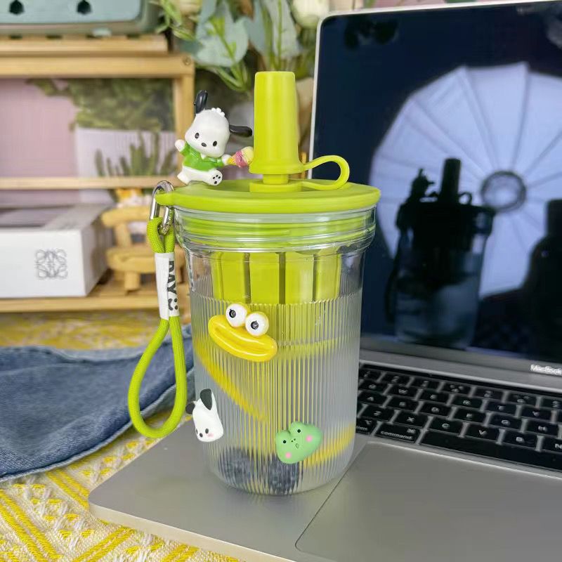 Nuevas tazas de agua, tazas de café para estudiantes, nuevos tipos de separación de té y agua, tazas de oficina de paja portátiles para estudiantes