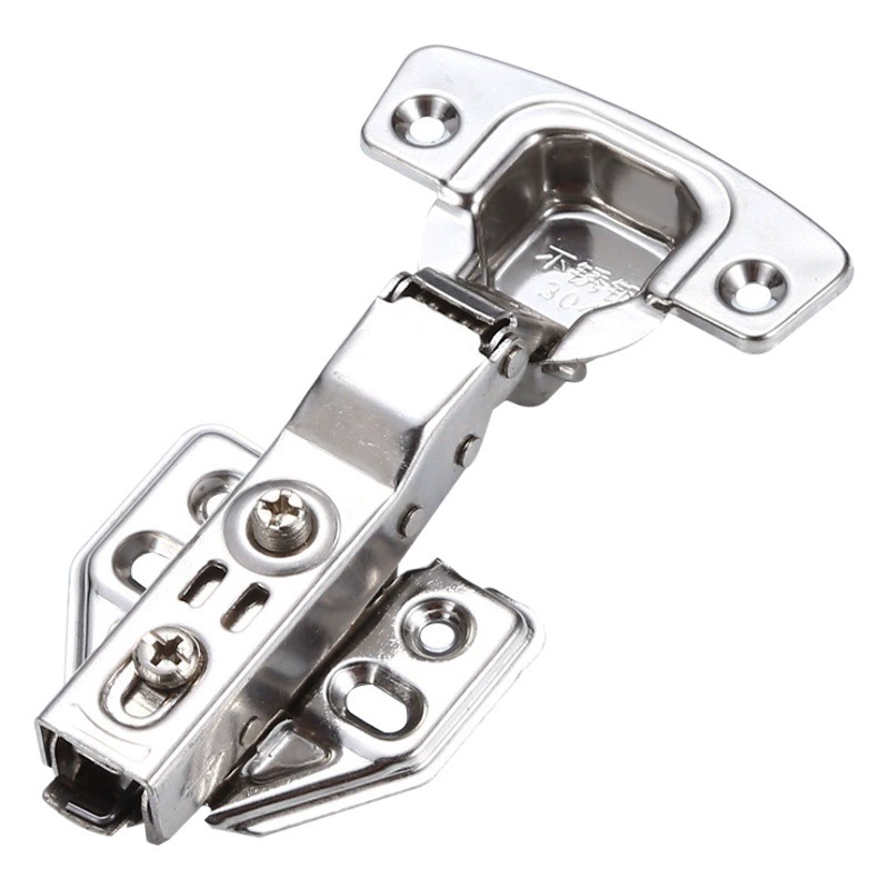 Петля шкафа демпфирующая короткая рука Горячая продажа дверь мебельная фурнитура петля Заводская партия дверь шкафа гидравлический шарнир из нержавеющей стали