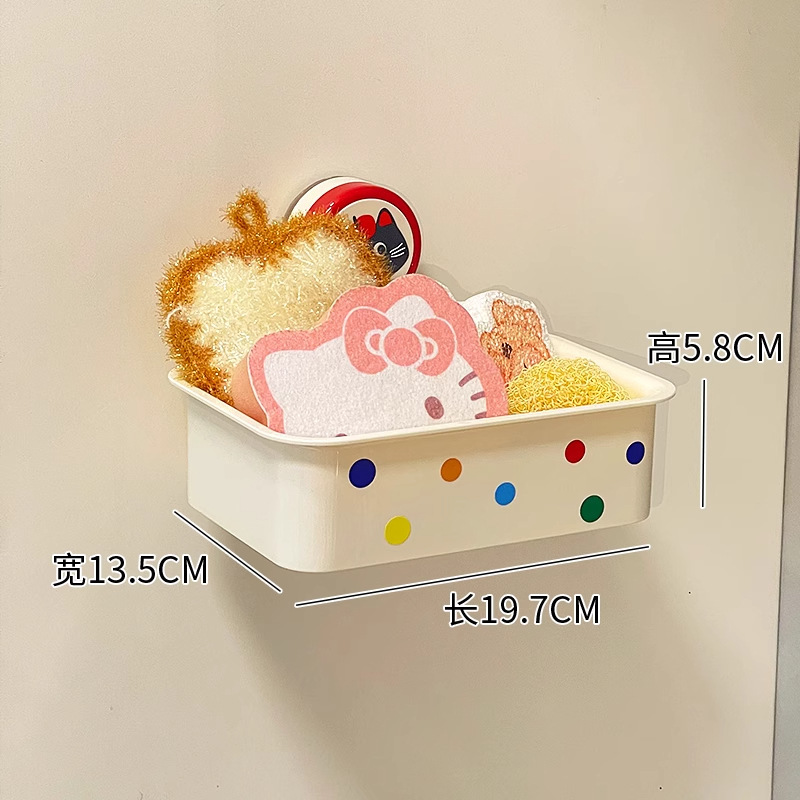 キッチンシンク排水バスケット吊り袋雑巾排水ラックシンク蛇口収納ラック食器洗いスポンジ収納バスケット|undefined