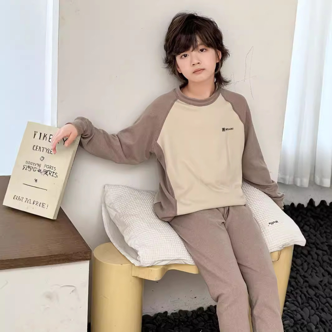 Demi-season cashmere children's set for men and women