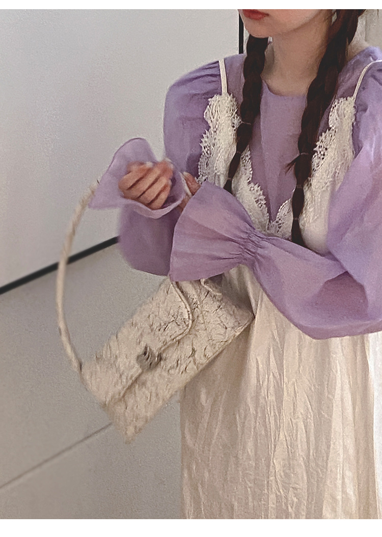 French Niche Design Underarm Bag Women's New 2023 Fashion Graffiti Shoulder bag high-level sense of all-match handbag_voghion.com