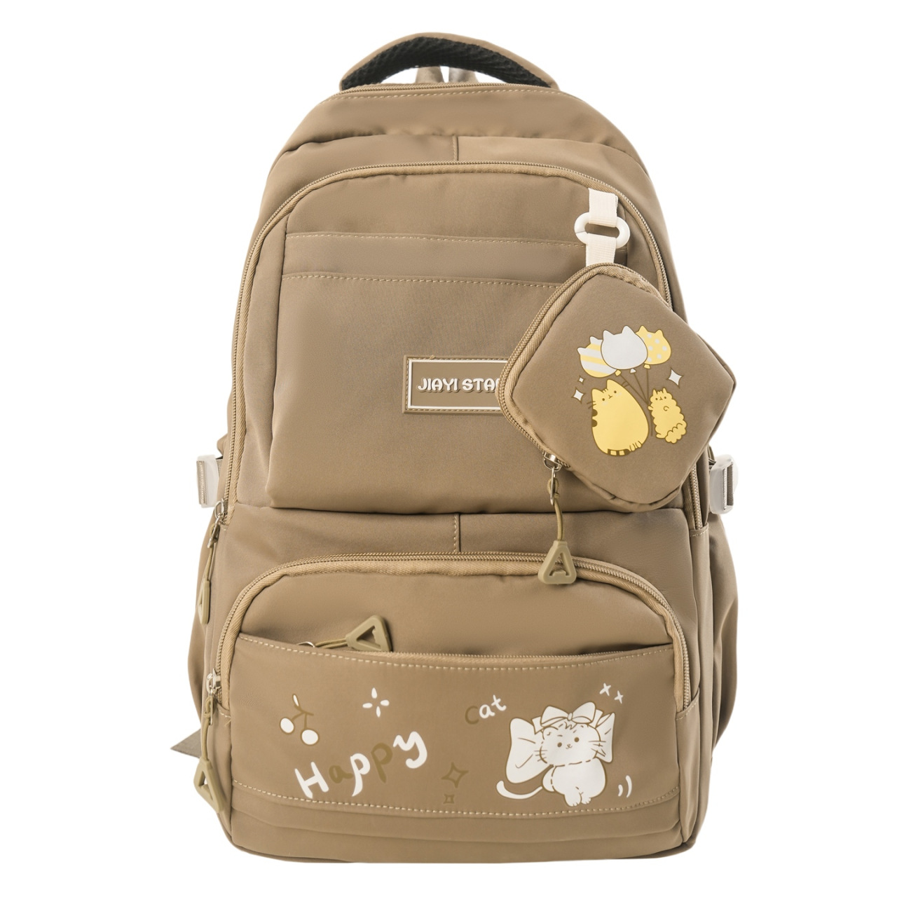 Mochila encantadora para mujeres 2025 nueva bolsa de viaje de computadora para estudiantes de secundaria de alta capacidad de moda coreana mochila casual para mujeres image 9