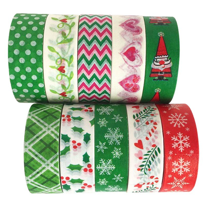 Готовые декоративные канцелярские принадлежности своими руками, рвущиеся европейские и американские рождественские украшения и креативный клей для бумажной ленты.