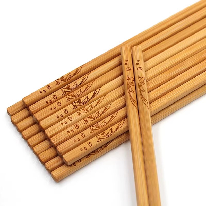 天然竹箸 家庭用木製箸 無塗装 無ワックス 滑り止め|undefined