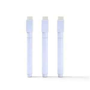 可擦带毛刷带磁液体粉笔无尘粉笔亚克力板奶茶店LED灯板笔白色墨