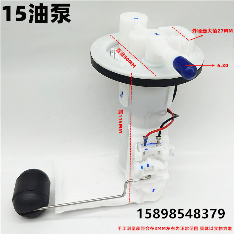 Suitable for Honda, Haojue, Suzuki, Yamaha, Lifan, Zongshen, Qianjiang electric-injection scooter gasoline pump fuel pump
