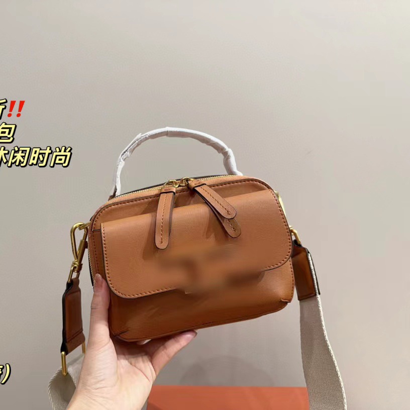 土豆丝T家女士斜挎包 相机包 男女通用真皮 双肩带手提包单肩包