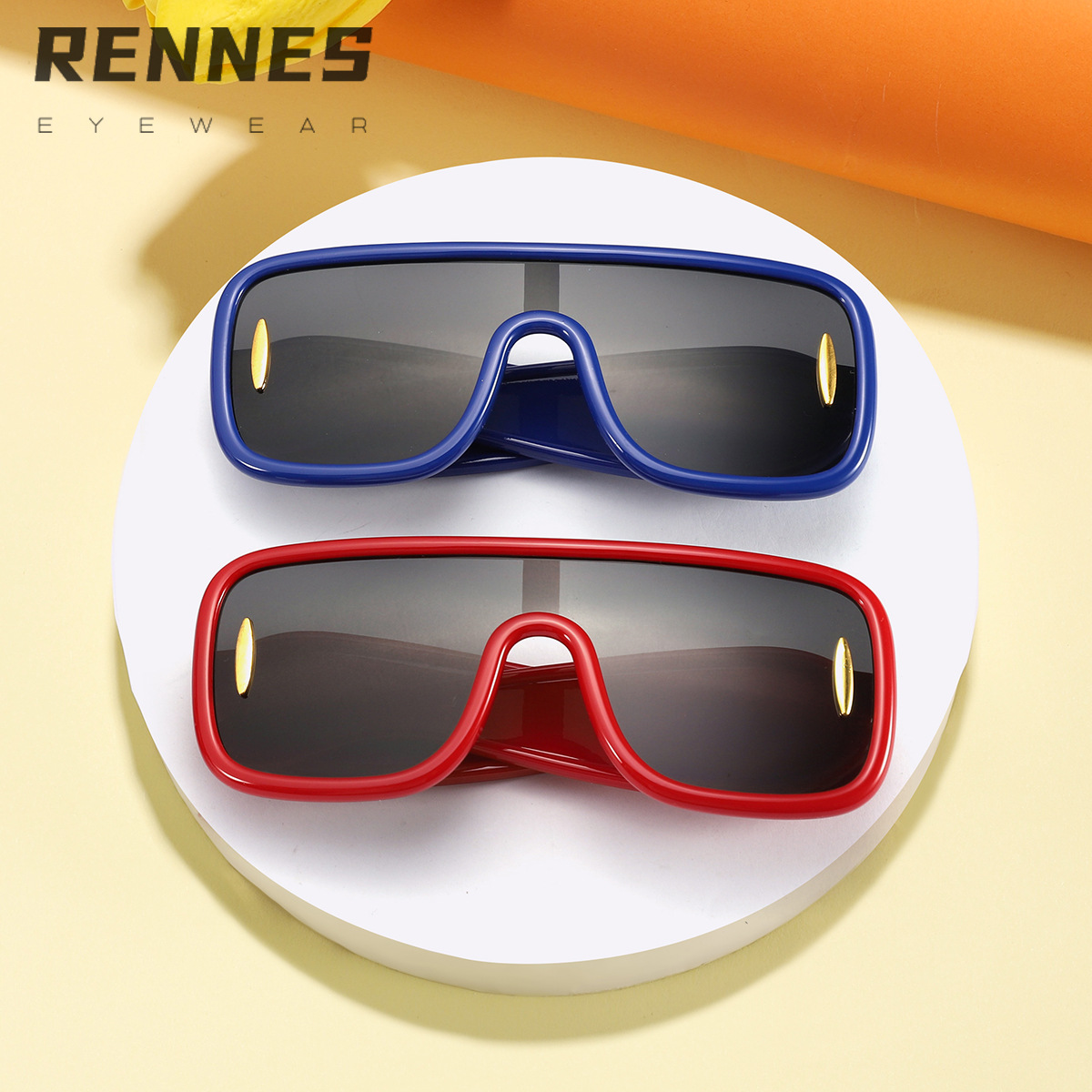 Nuevas gafas de sol para exteriores con montura grande y montura grande para niños transfronteriza