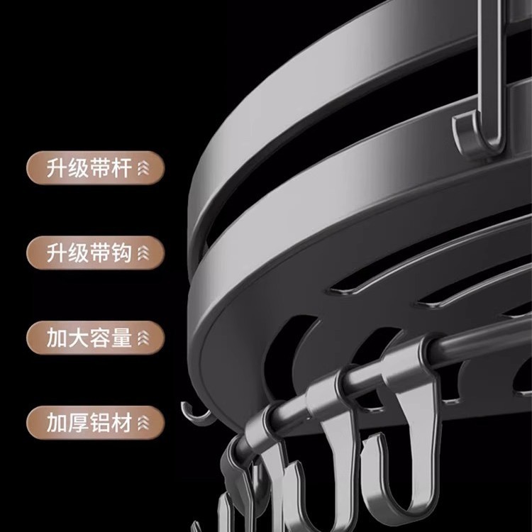 Triángulo de baño estante de almacenamiento lavabo baño Baño sin perforaciones montado en la pared estante de almacenamiento de baño montado en la pared