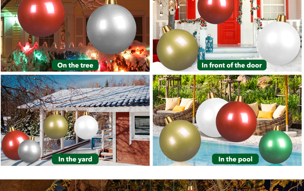 PVC充气一体装饰球