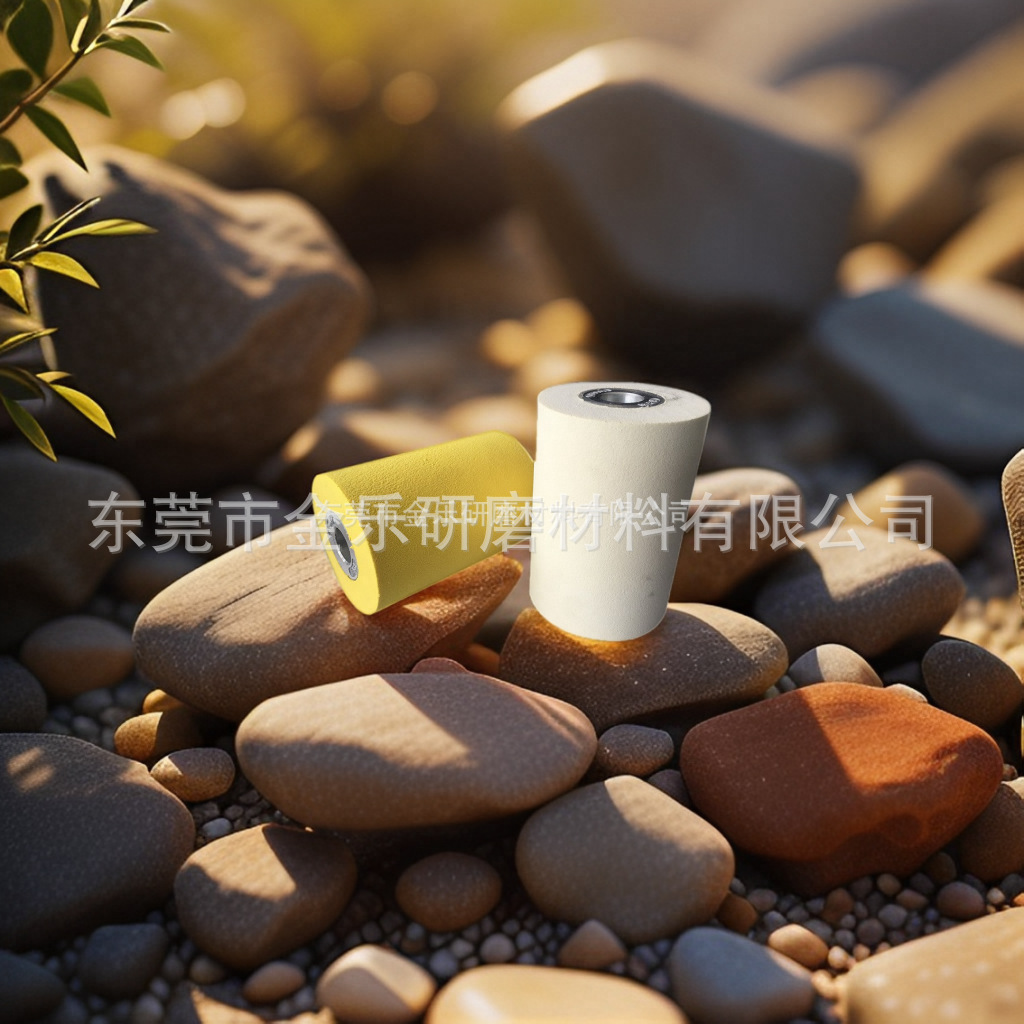 蓝黄绿色木工用非美娜海绵轮海棉盘配套砂带角磨机轮海绵抛光轮