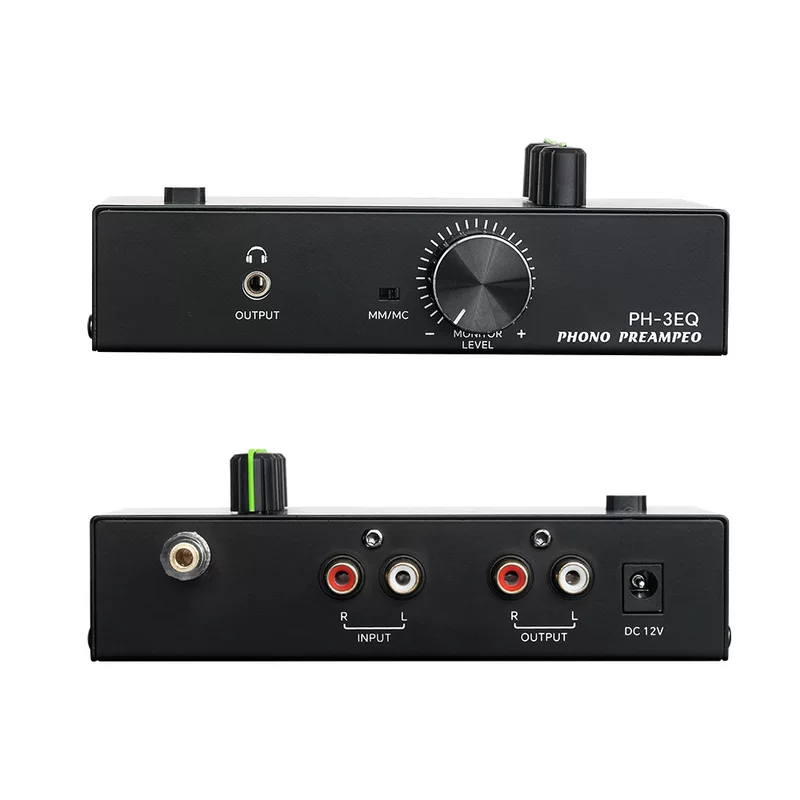 Multifunction record player amplifier supports MM/MC roar three-frequency adjustment five-pin XLR input and output amplifier