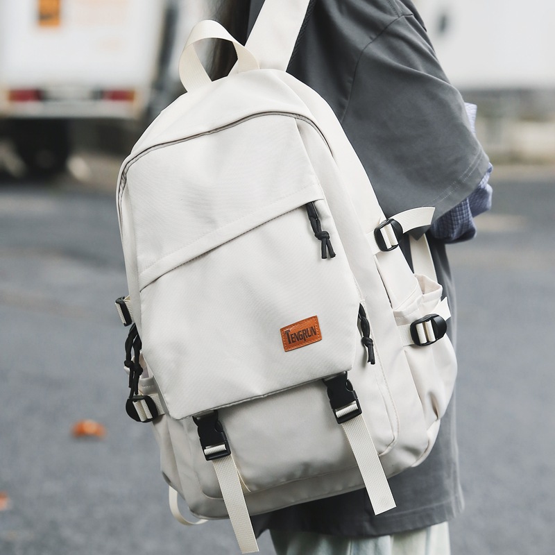 2024 nueva mochila para hombre, estudiante de secundaria, escuela secundaria, mochila para hombre, estudiante universitario, mochila de viaje de gran capacidad al aire libre