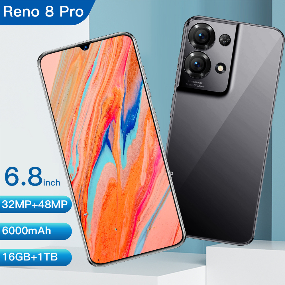 Reno 8 Pro 跨境手机新款安卓智能6.1寸真实2+16GB
