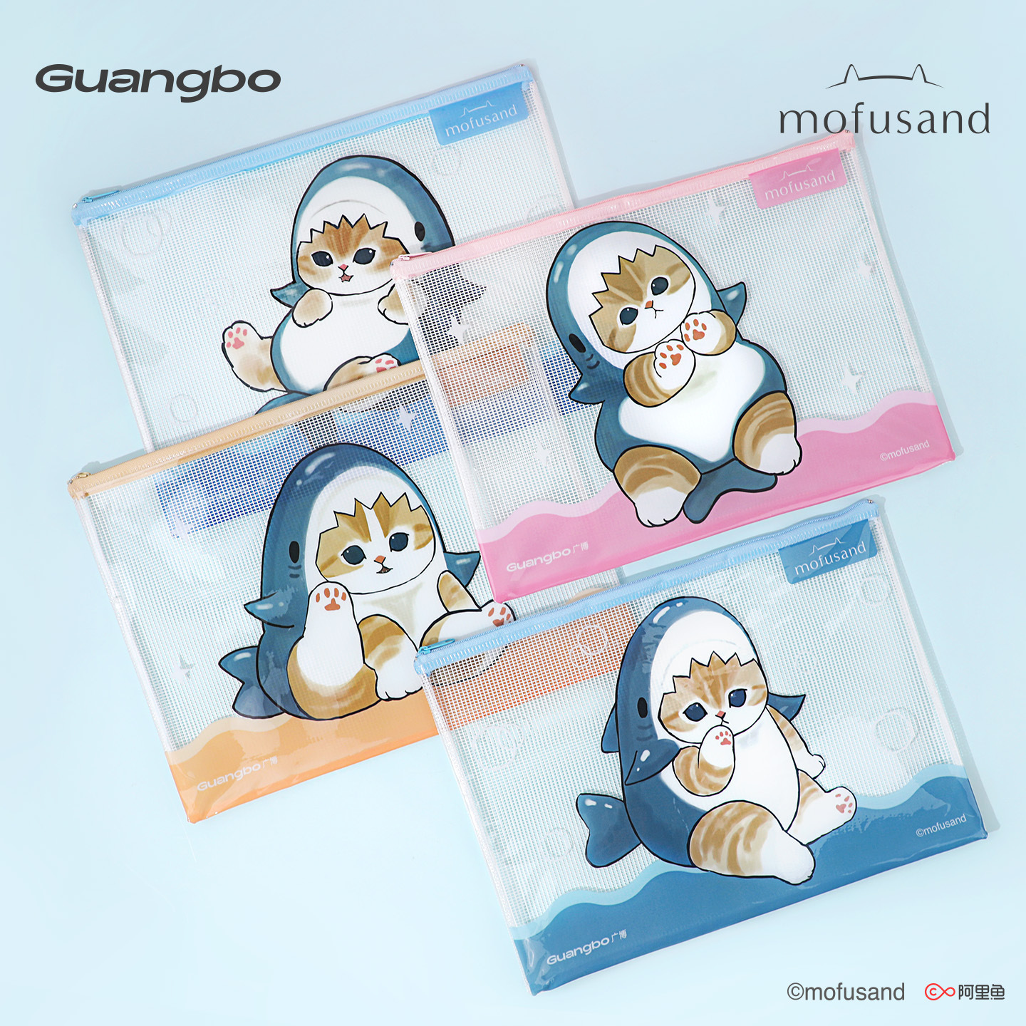 21030-샤크캣 메쉬백 A5 [스타일은 모두 발송됩니다]