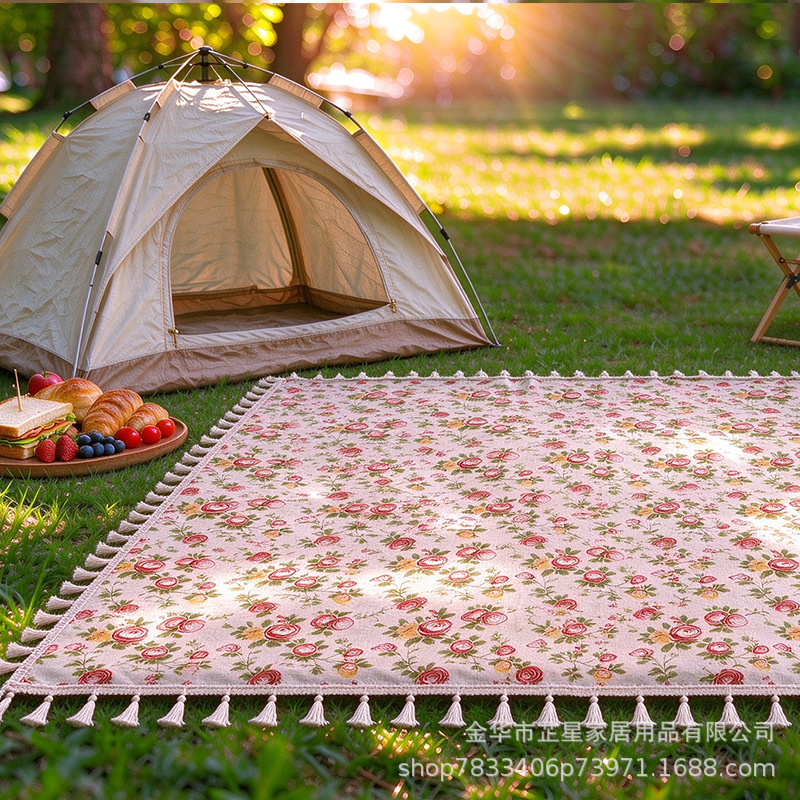 Picnic Mat Outdoor Mat Camping Mat Moisture-Proof Fabric Mat Anti-Thickened Picnic Mat Household Portable Picnic Cloth