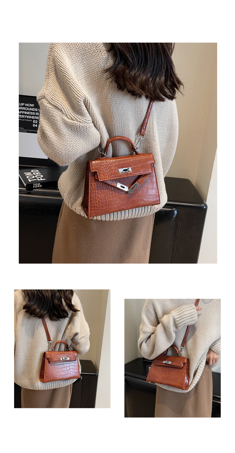 Mini Kelly Bag Brown