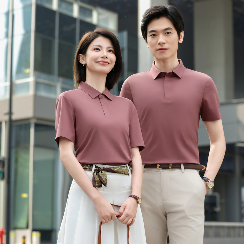 Solid Color 120-Thread High-Density Polo Shirt with Embroidery and Printing, Personalized Custom Wholesale from Beijing Solid Color 120-Thread High-Density Polo Shirt with Embroidery and Printing, Personalized Custom Wholesale from Beijing