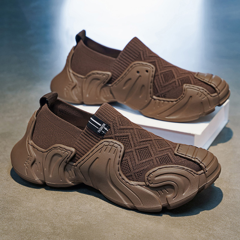Tenis de Tejido Malla para Hombre de Tela Tejida Transpirables y Cómodos para Uso Diario