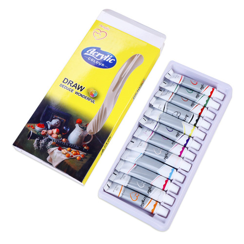 Acrylic paint watercolor paint aluminum tube oil paint brush set brush sponge brush palette wholesale