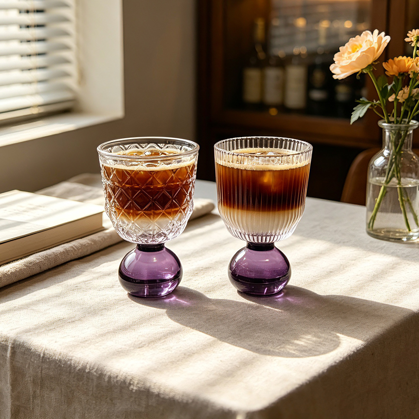 Inswind High Value High Pies Mini Glass Creatively Medieval Whiskey Taza de vino taza de vino taza de jugo