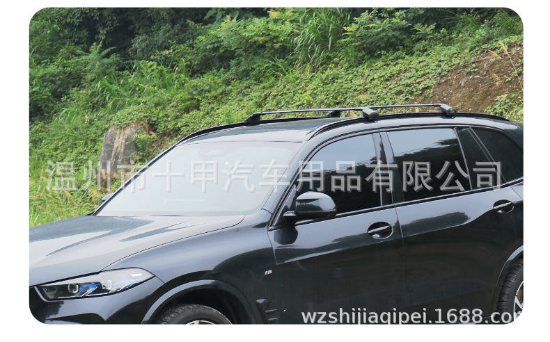 Heavy-Duty Aluminum Alloy Roof Rack with Low-Profile Clamp Design for Carrying Luggage and Cargo